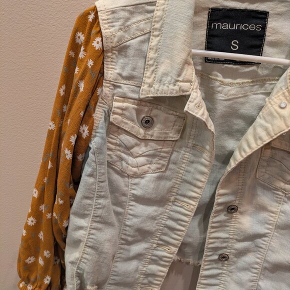 Reworked Maurice's denim vest - Picture 2 of 5